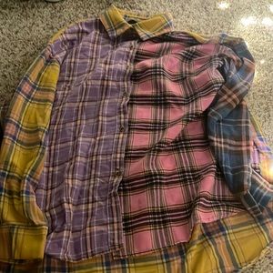 shein flannel shirt